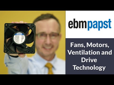 EBM-PAPST A2D200-AA02-02 AC Axial Fan, 230/400V High Airflow, Low Noise