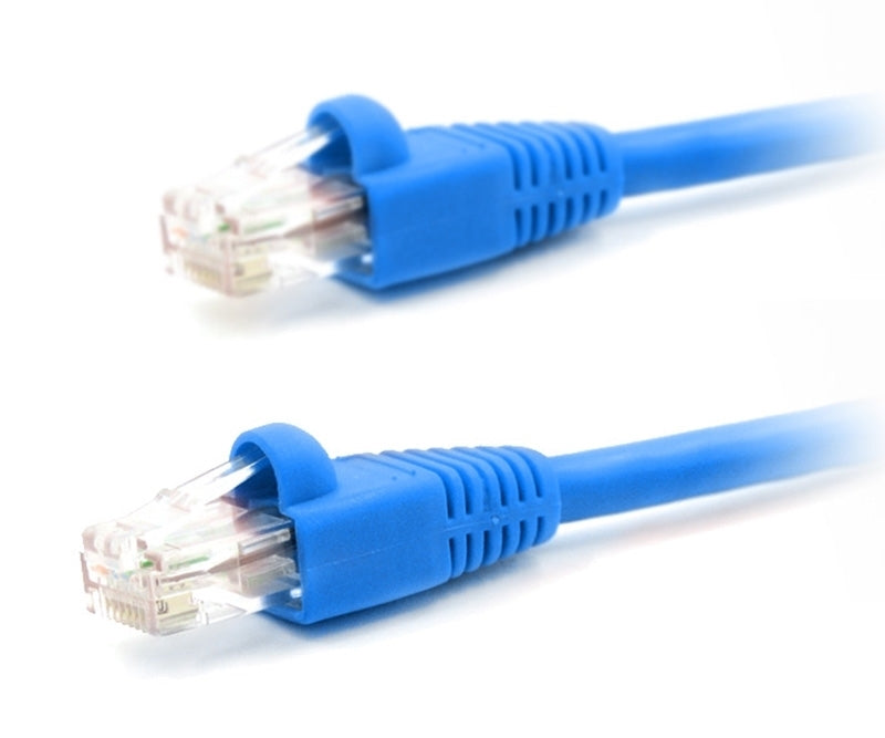 Cat7 Snagless Shielded (SFTP) PVC CMX Ethernet Network Patch Cable, Blue