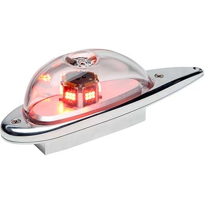 LED Anti-collision light (upper 8-Hole mount cable pigtail, Red 28V (9008818