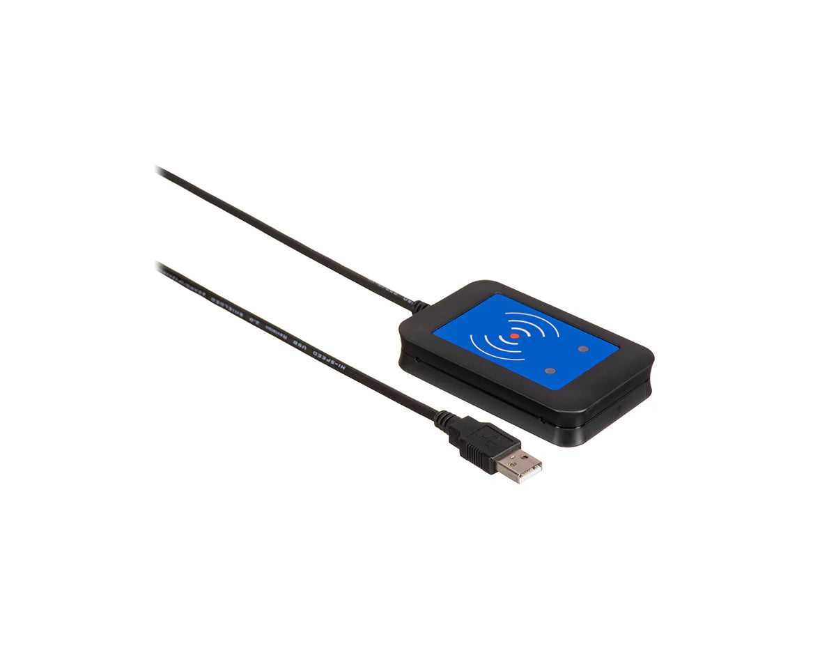 External Secured RFID Card Reader 125kHz + 13.56MHz with NFC (USB) (01527-001)