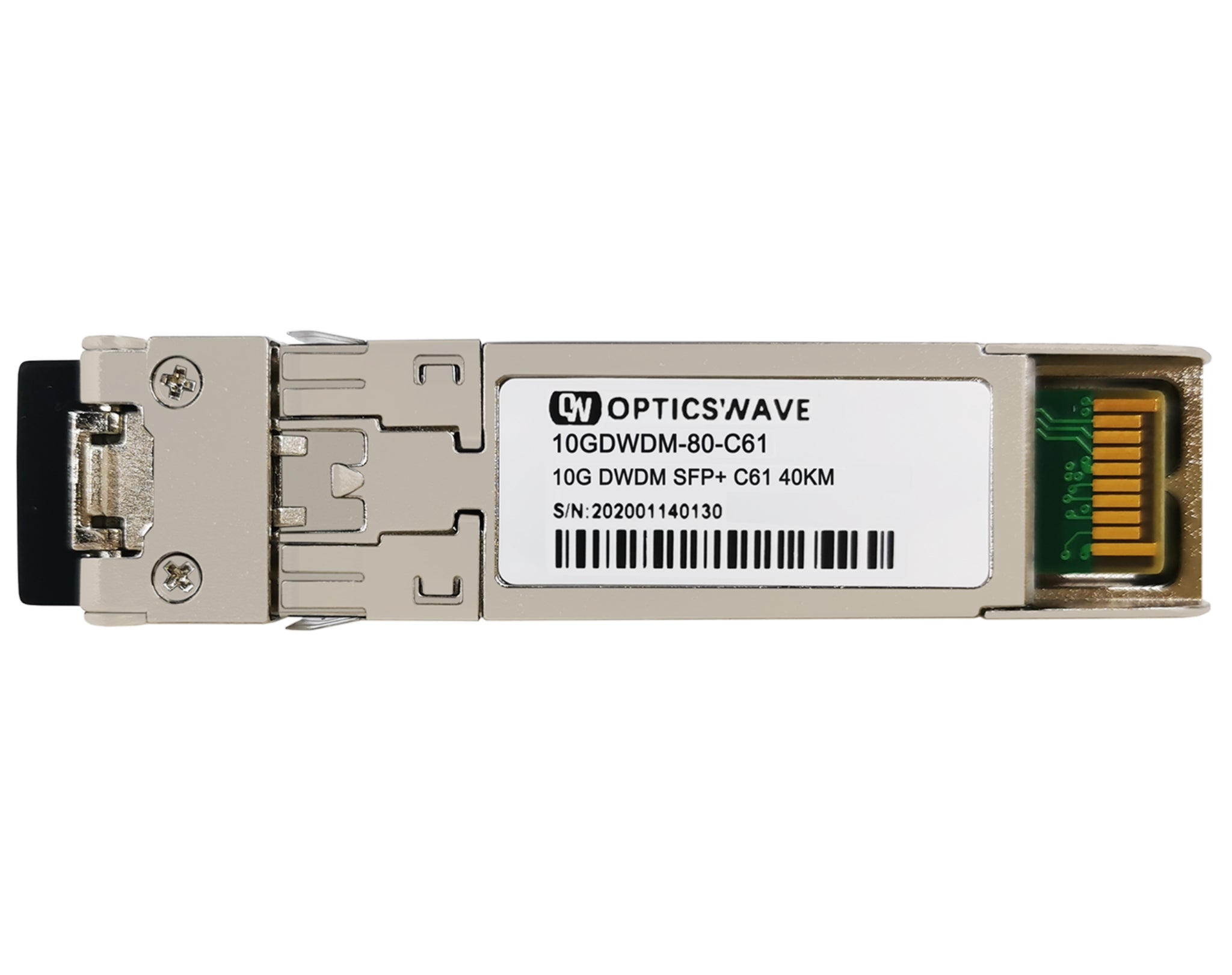 10G DWDM SFP+ C17-C61 100GHz 40km DOM LC SMF Transceiver Module