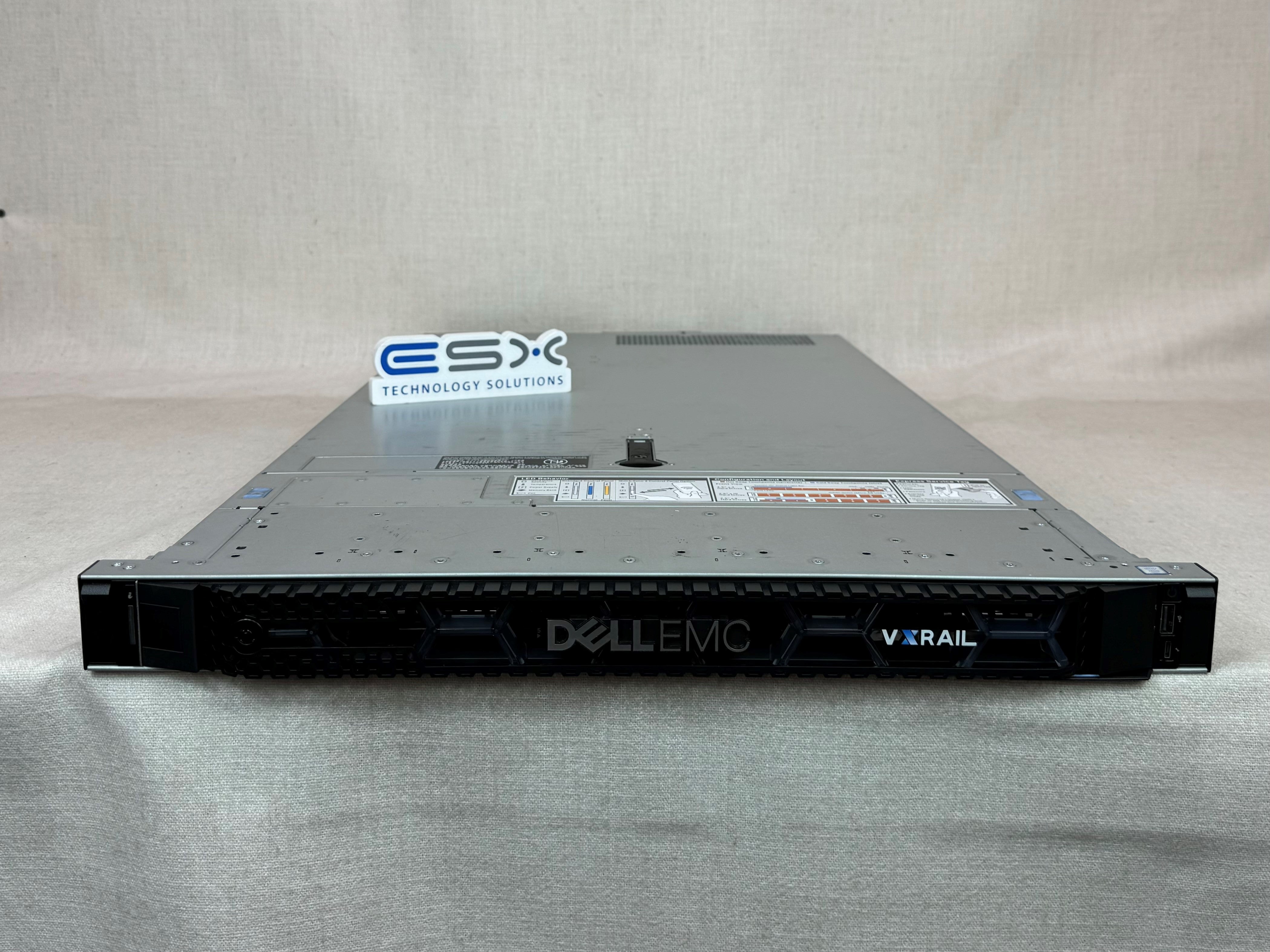 Dell PowerEdge R640 VXRail E560F 1U Server – 2x 28C Platinum 8276 2.2GHz, 512GB