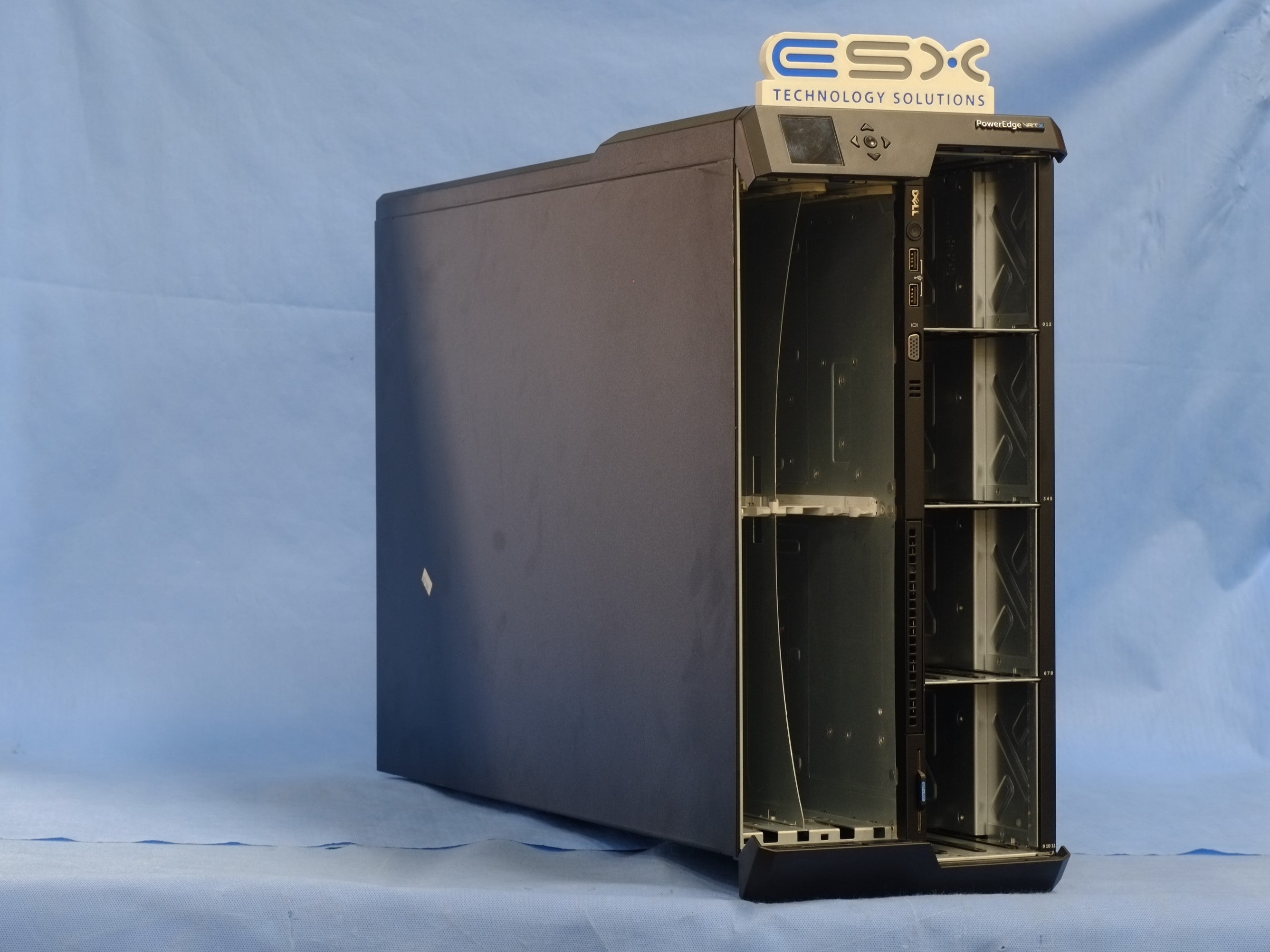 Dell PowerEdge VRTX 12x 3.5” LFF Blade Enclosure - 2x CMC, 4x 1600W PSU