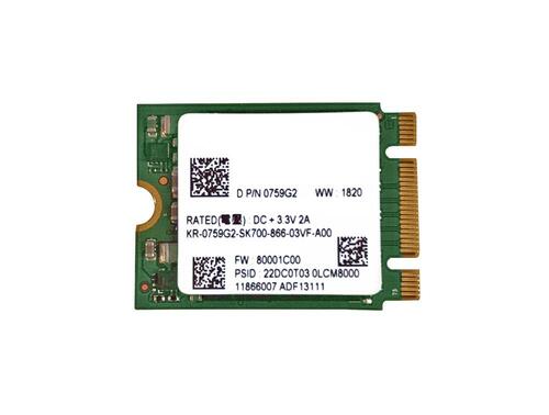 0759G2 Dell 256GB TLC PCI Express 3.0 x2 NVMe M.2 2230 Solid State Drive
