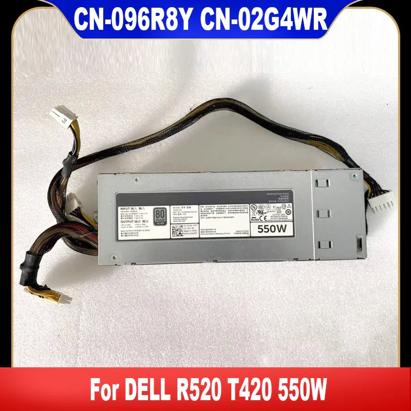 StoneTaskin 096R8Y 02G4WR Original For DELL R520 T420 550W Power Supply 96R8Y CN-096R8Y 2G4WR CN-02G4WR DH550E-S1 DPS-550PB F550E-S0 Tested One Year Warranty Fully Tested Free Shipping - aloinfousa.com
