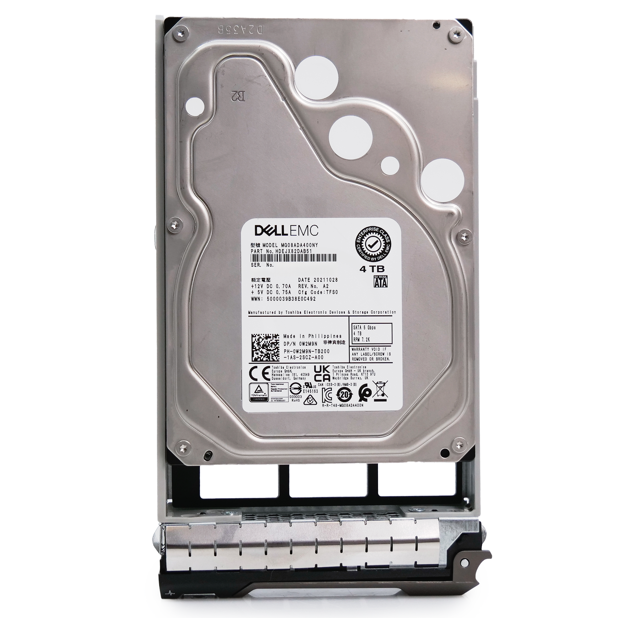 Dell G13 463-4953 4TB 7.2K RPM SATA 6Gb/s 512n 3.5in Hard Drive