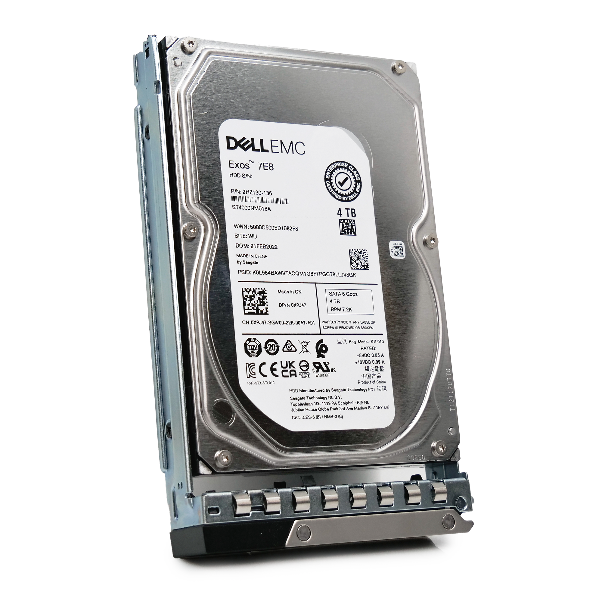 Dell G14 0XPJ47 4TB 7.2K RPM SATA 6Gb/s 512n 3.5in Hard Drive