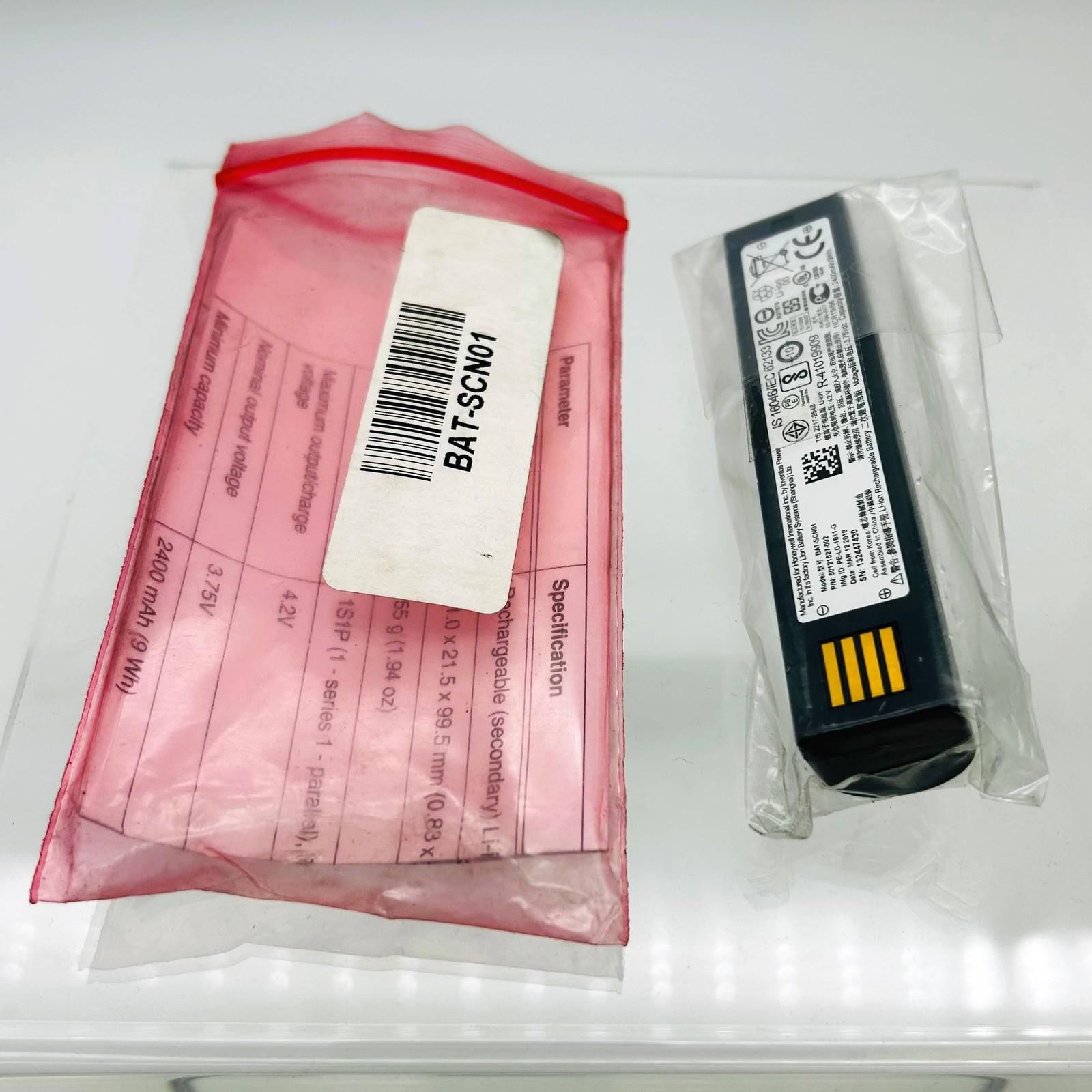 Honeywell BAT-SCN01 Rechargeable Lithium-ion Battery Pack PN 50121527-002 1