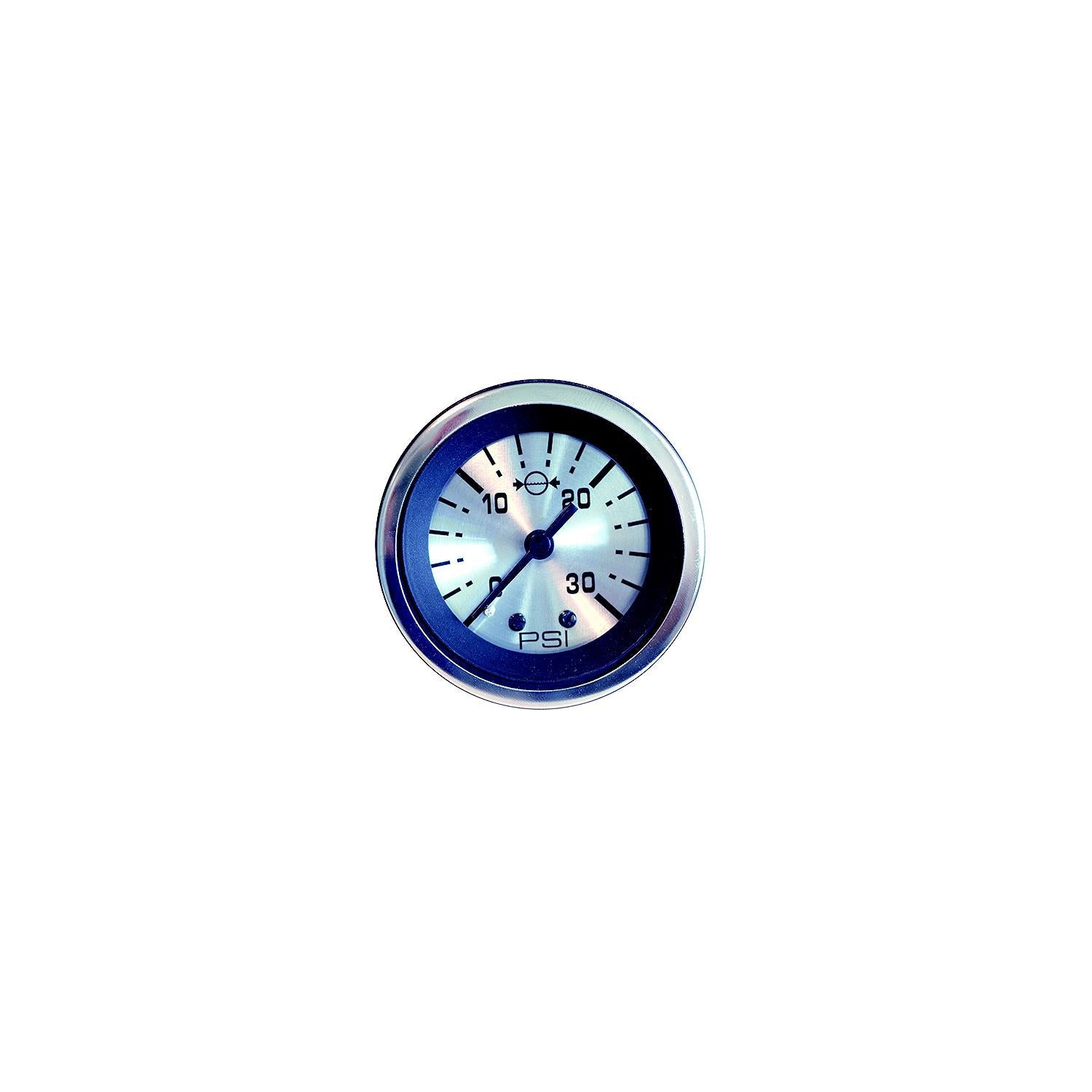 Sierra 63481P Sterling Series 2" 30 PSI Water Pressure Gauge, Stainless Steel, Includes Fittings & 20' Tubing, "WP" Sender Code