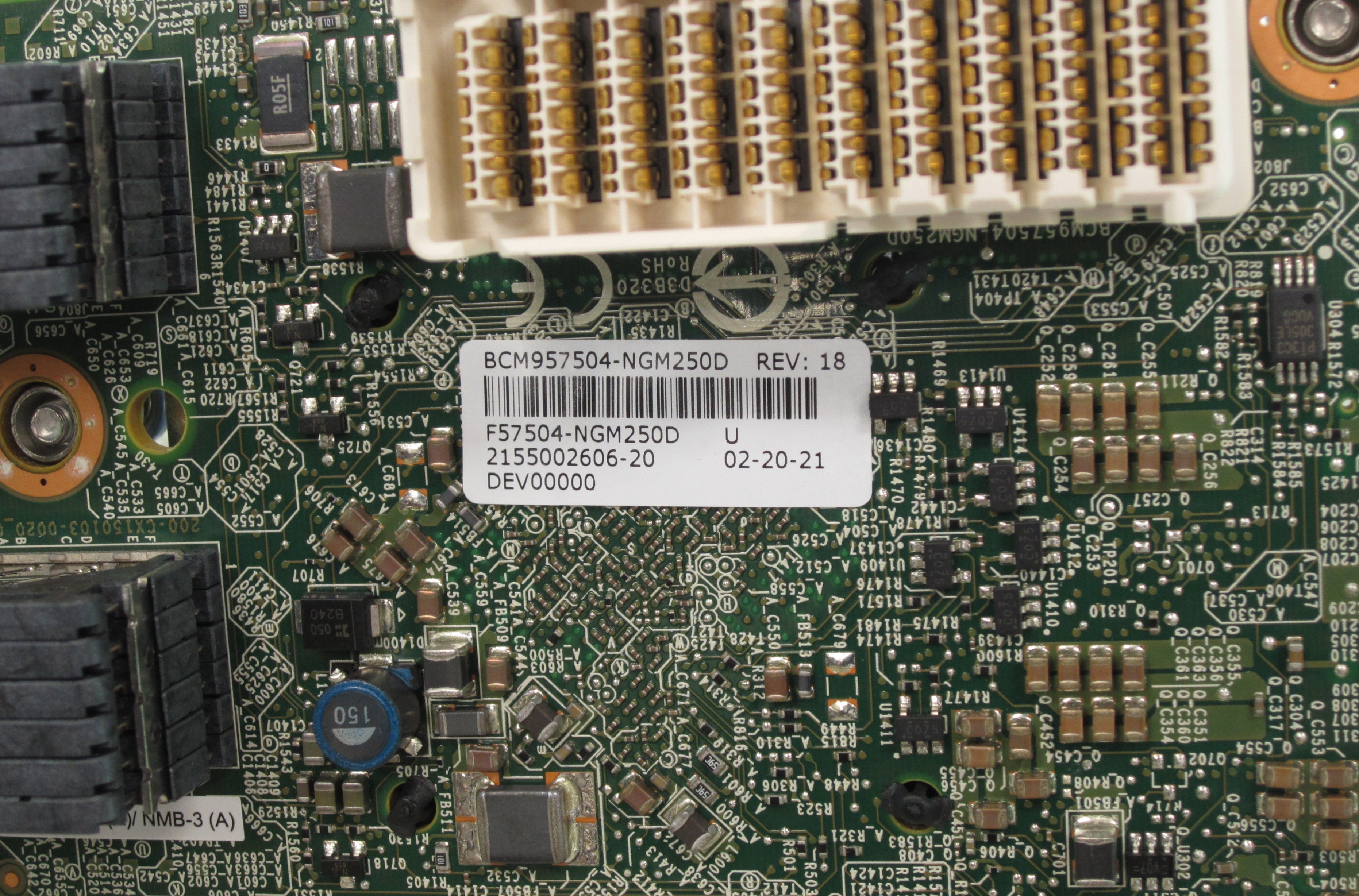 Dell DCWFP Broadcom 57404 Quad Port 10/25G Mezzanine Adapter MX740c MX750c