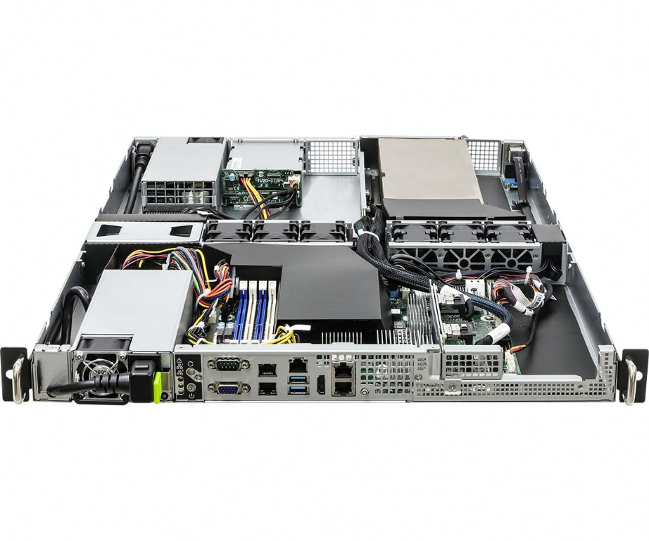 ASRock Rack 1U1G-X570/2L2T Rackmount Server Barebone - Supports Single AMD Ryzen 5000 Series CPU - 1x Full Height GPU Support - Front IO - Single PSU