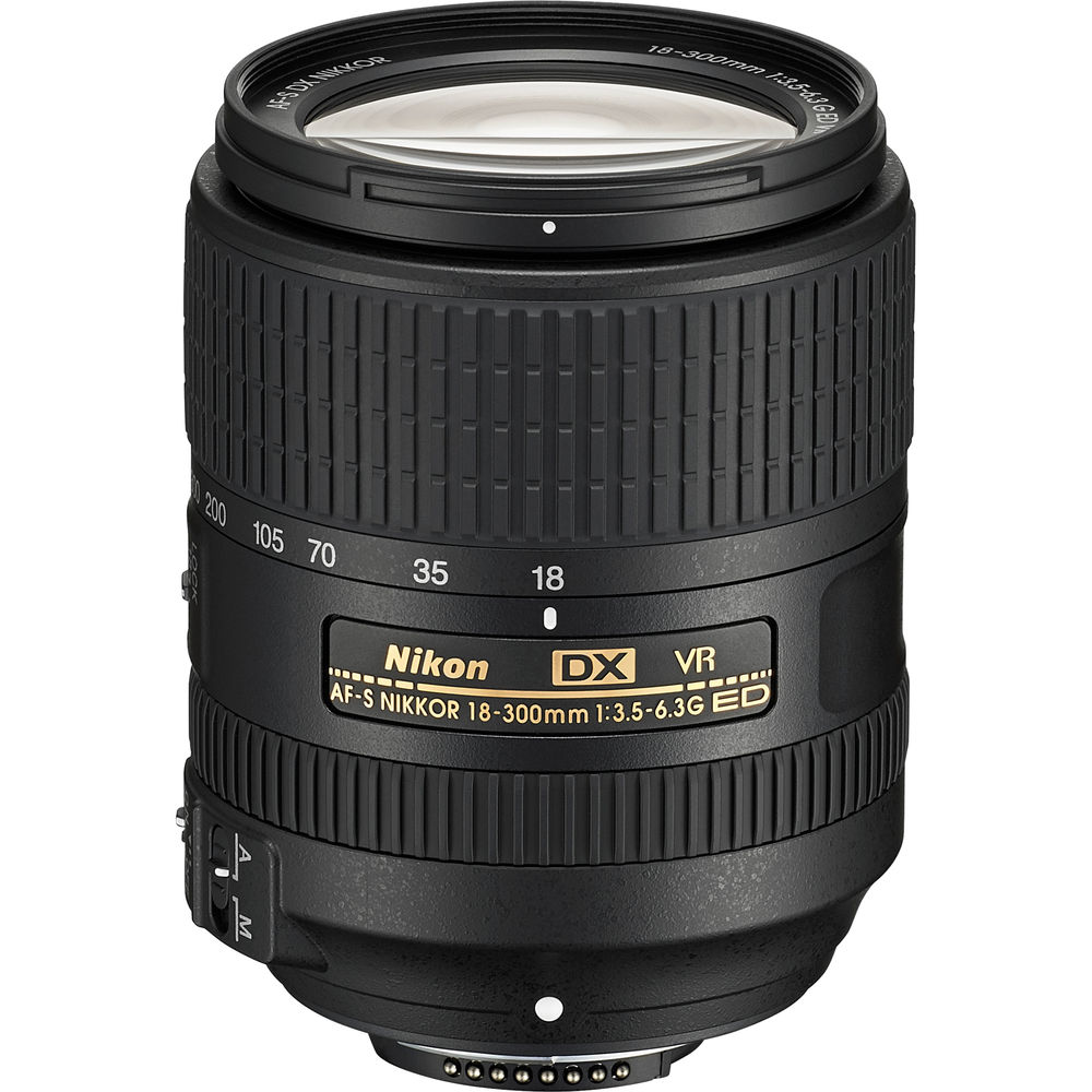 Nikon 18-300mm VRf/3.5-6.3 DX AF-S G ED Lens - F Mount