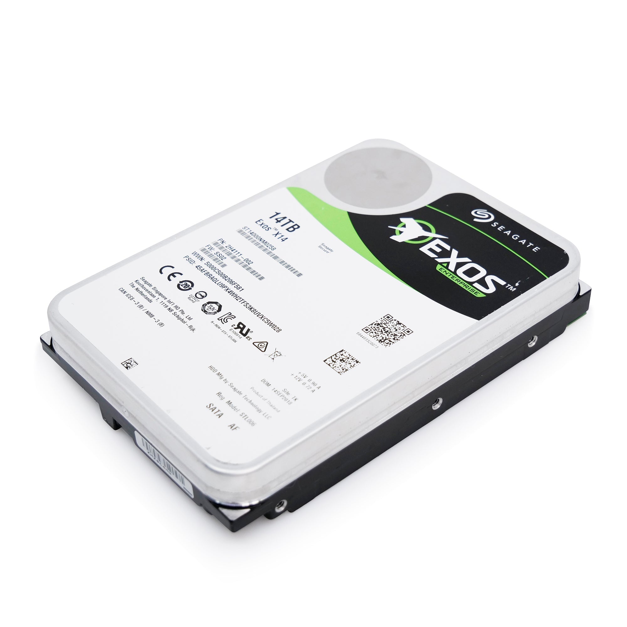 Seagate Exos X14 ST14000NM0258 14TB 7.2K RPM SATA 6Gb/s 512e 3.5in Refurbished HDD