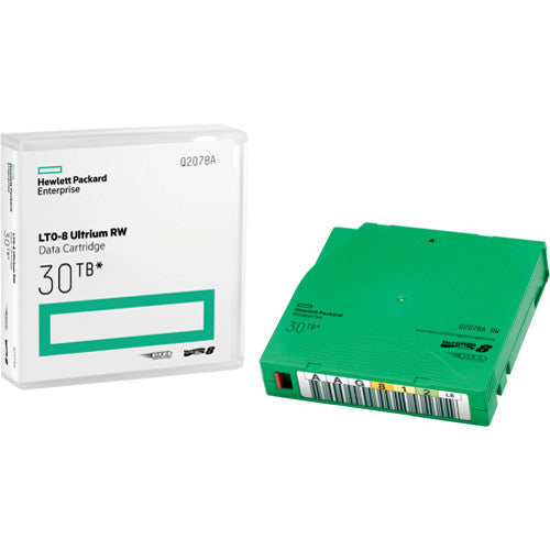 Hewlett Packard Enterprises 30TB LTO-8 Ultrium RW Data Cartridge - aloinfousa.com