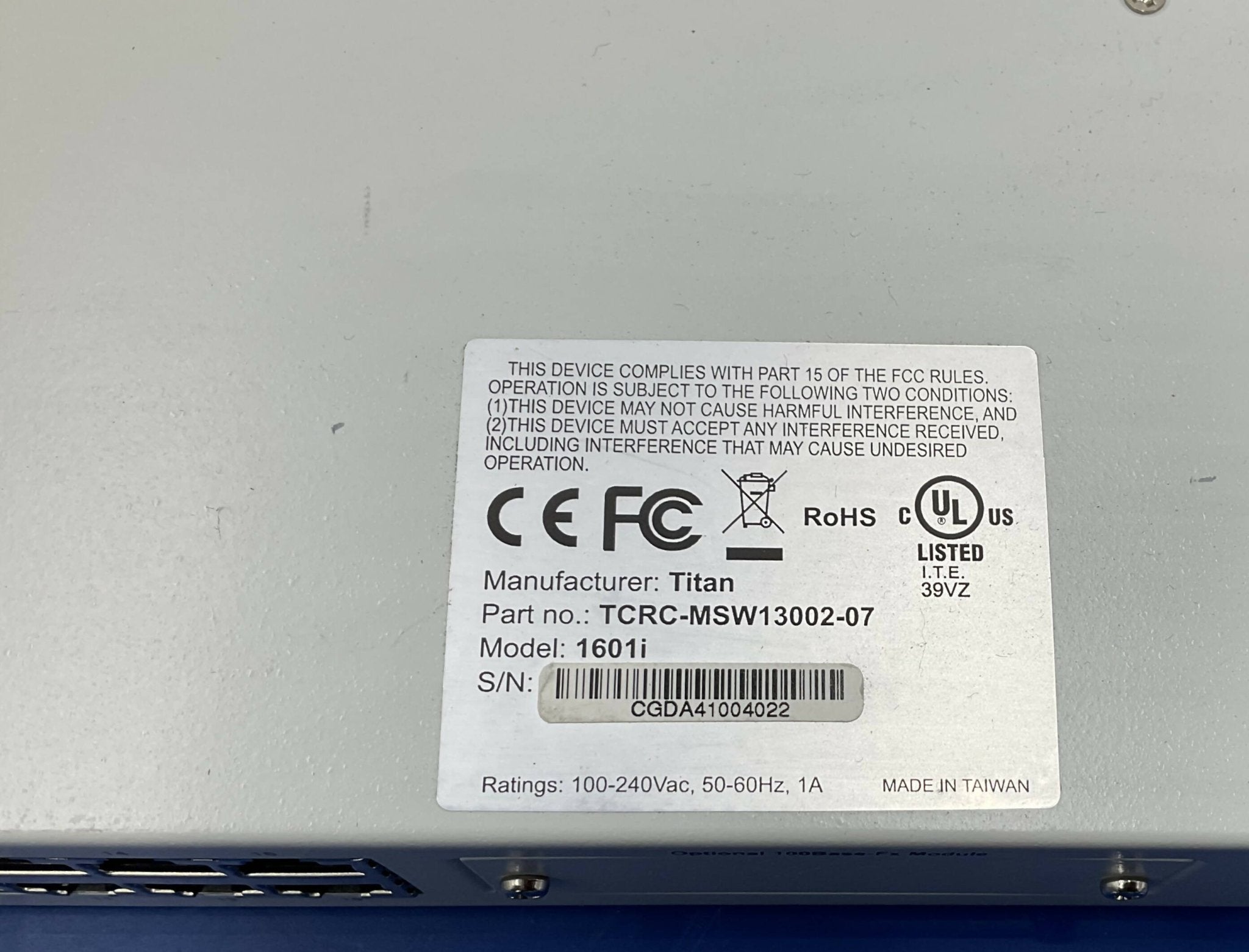 Siemens TCRC-MSW13002-07 - 16-Port Managed Network Switch Detail | Alo Tech Solutions