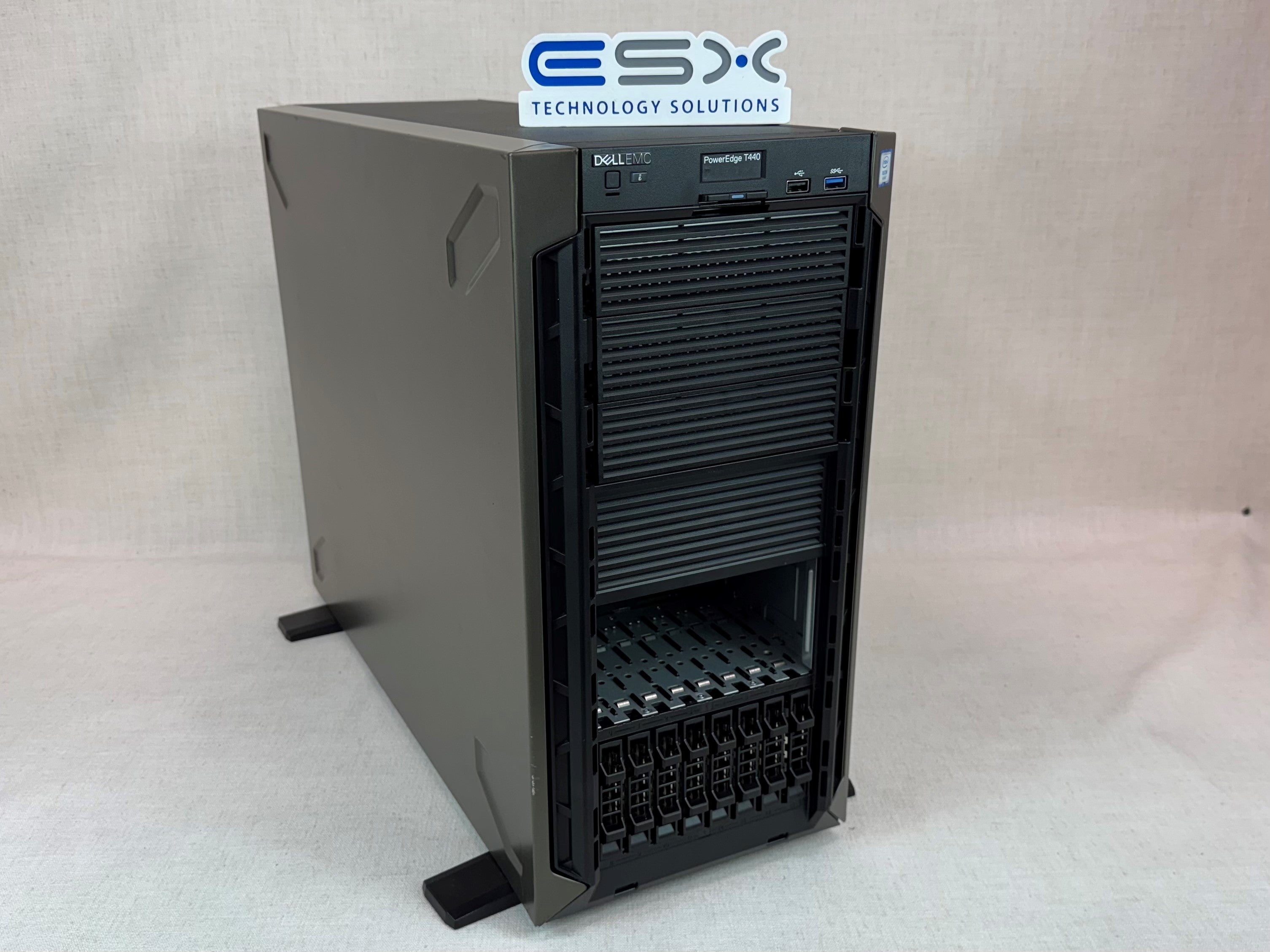 Dell PowerEdge T440 16x 2.5” Server - 1x 8C Gold 6134 3.2GHz, 64GB, PERC H730p