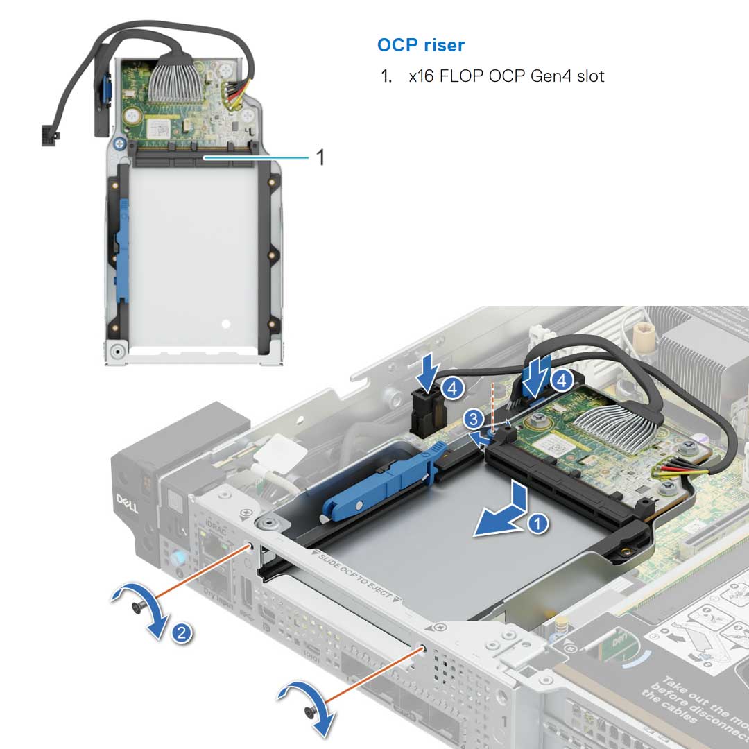 Riser Configuration 1 (R1 "lO1A" + R3) | Dell PowerEdge XR5610