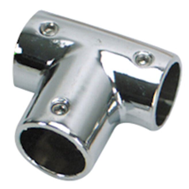 Whitecap 6143C 1" O.D. 90° SS Tee Rail Fitting