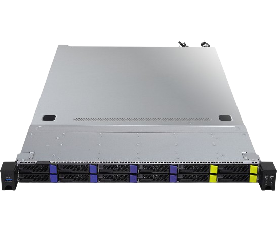 ASRock 1U8S4E-GENOA/2T 8-Bay SFF SATA + 4-Bay SFF NVMe 1U Server