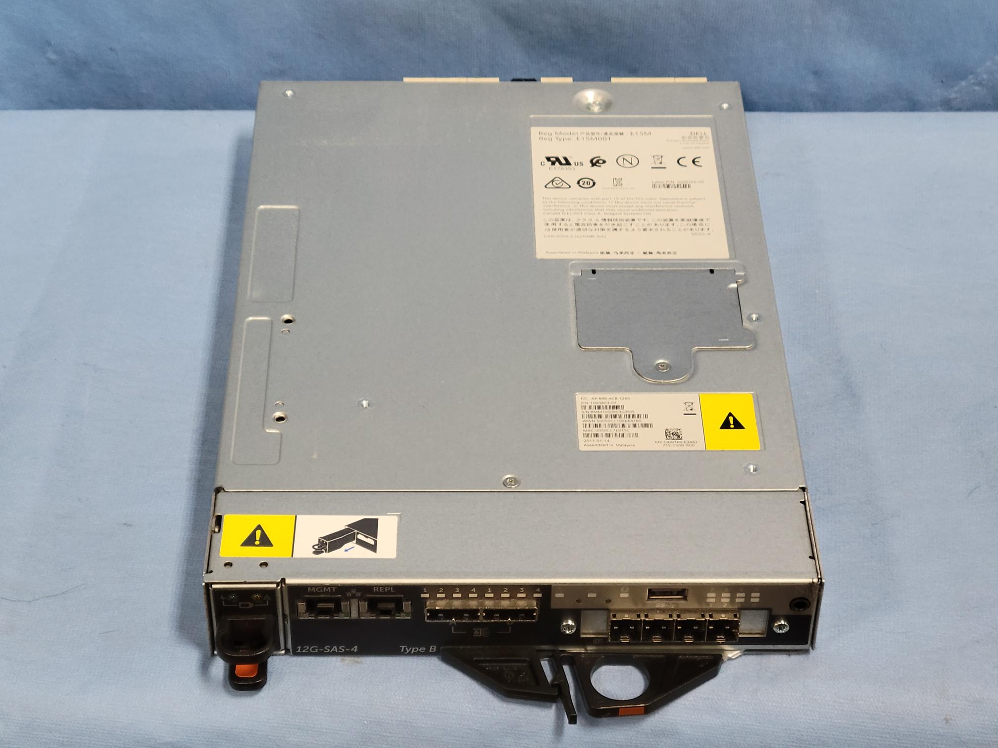 Compellent SCv2020 2U 24x 2.5” Storage Array w/ 2x 12G-SAS-4 Controller
