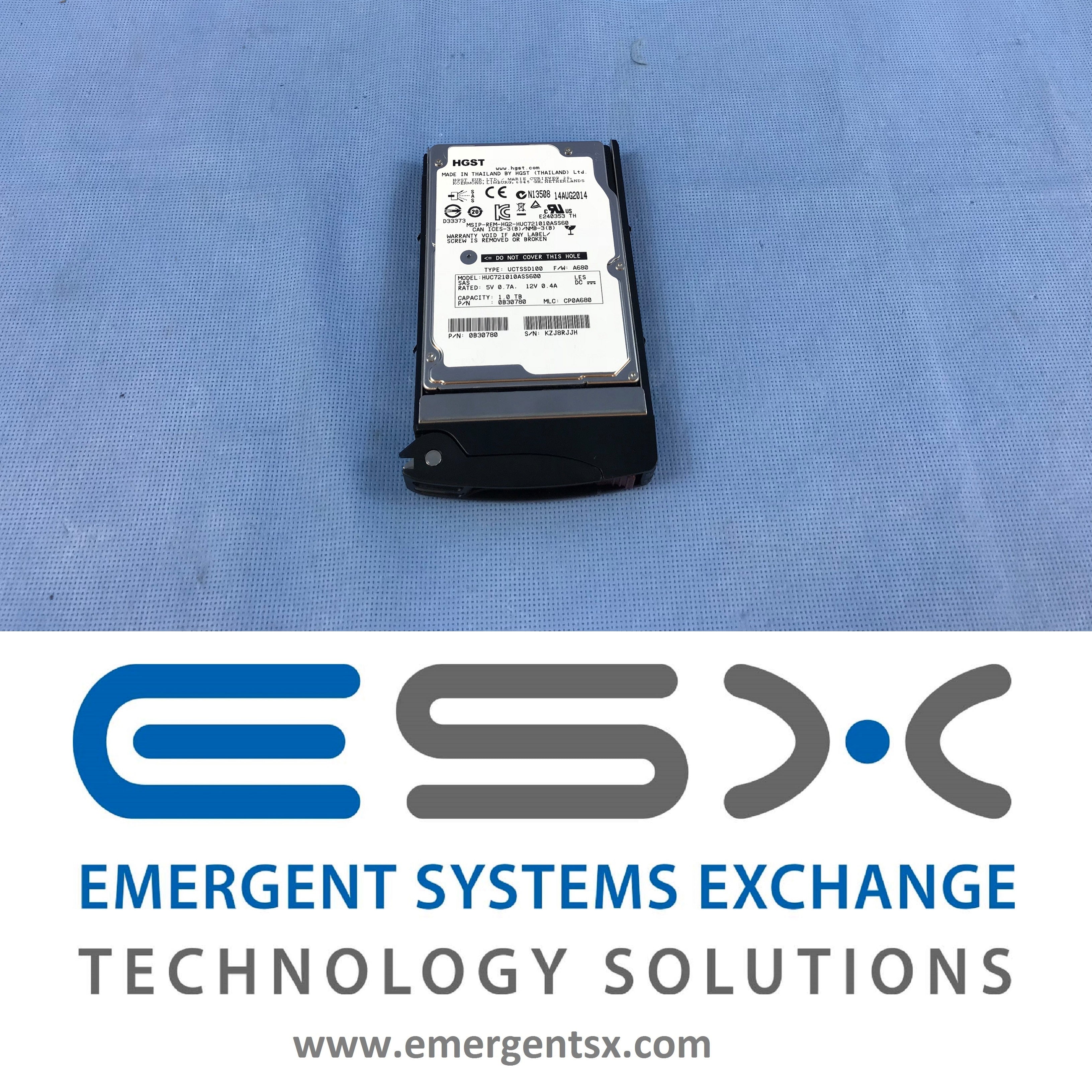 Tegile 1TB 7.2K 64MB Cache 6Gb/s 2.5" SAS HDD - PN: 0B30780