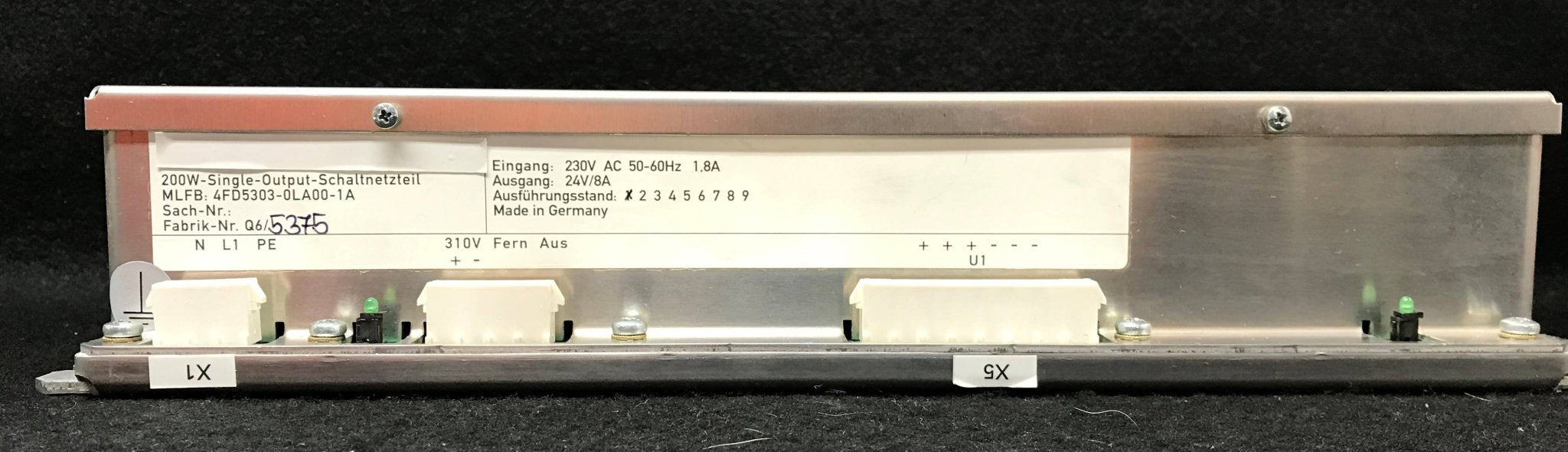 200W Power Supply (4687430B3305/4FD5303-0LA00-1A Siemens