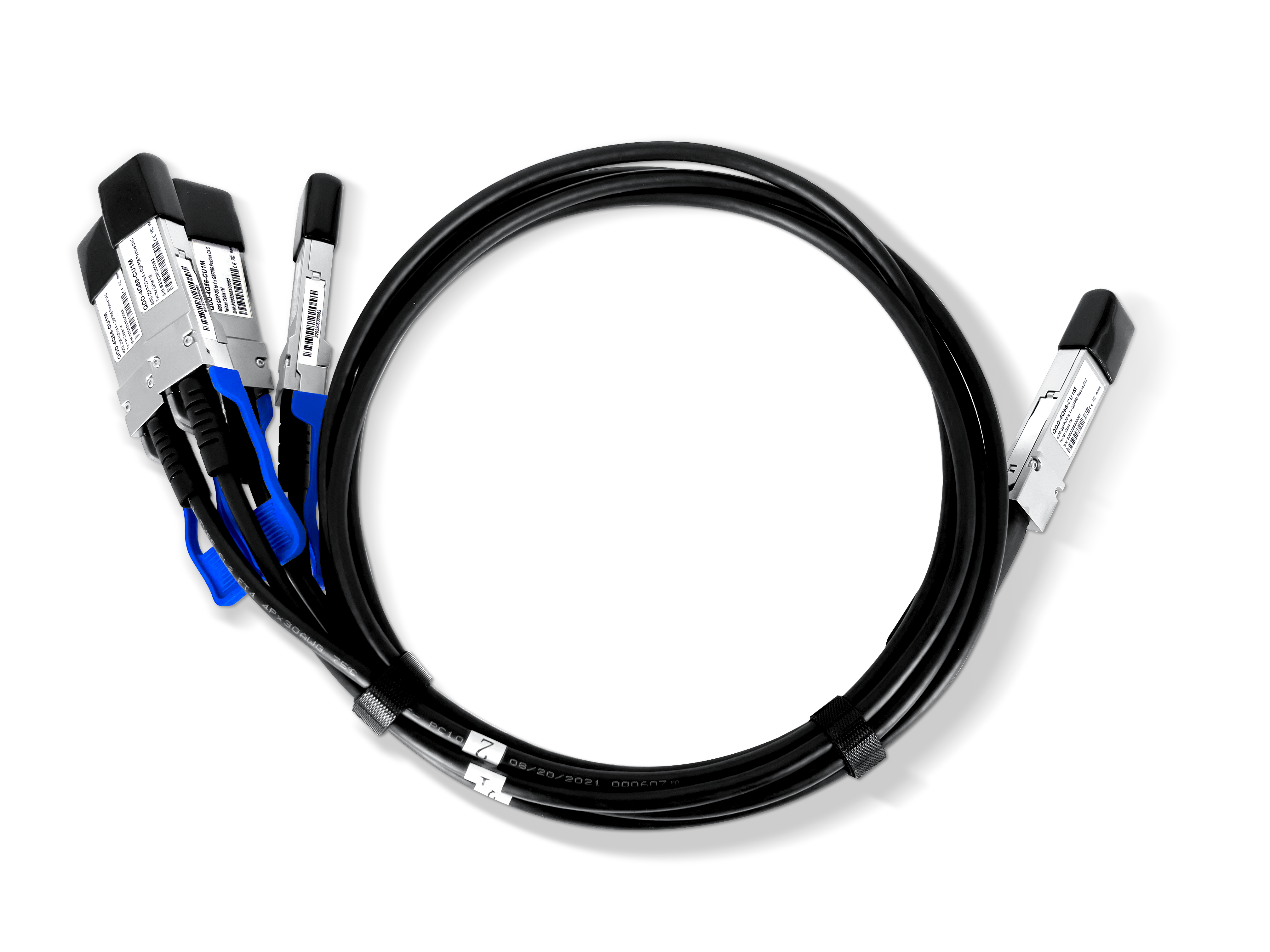 400G QSFP-DD to 4x100G QSFP56 Passive Direct Attach Copper Breakout Cable