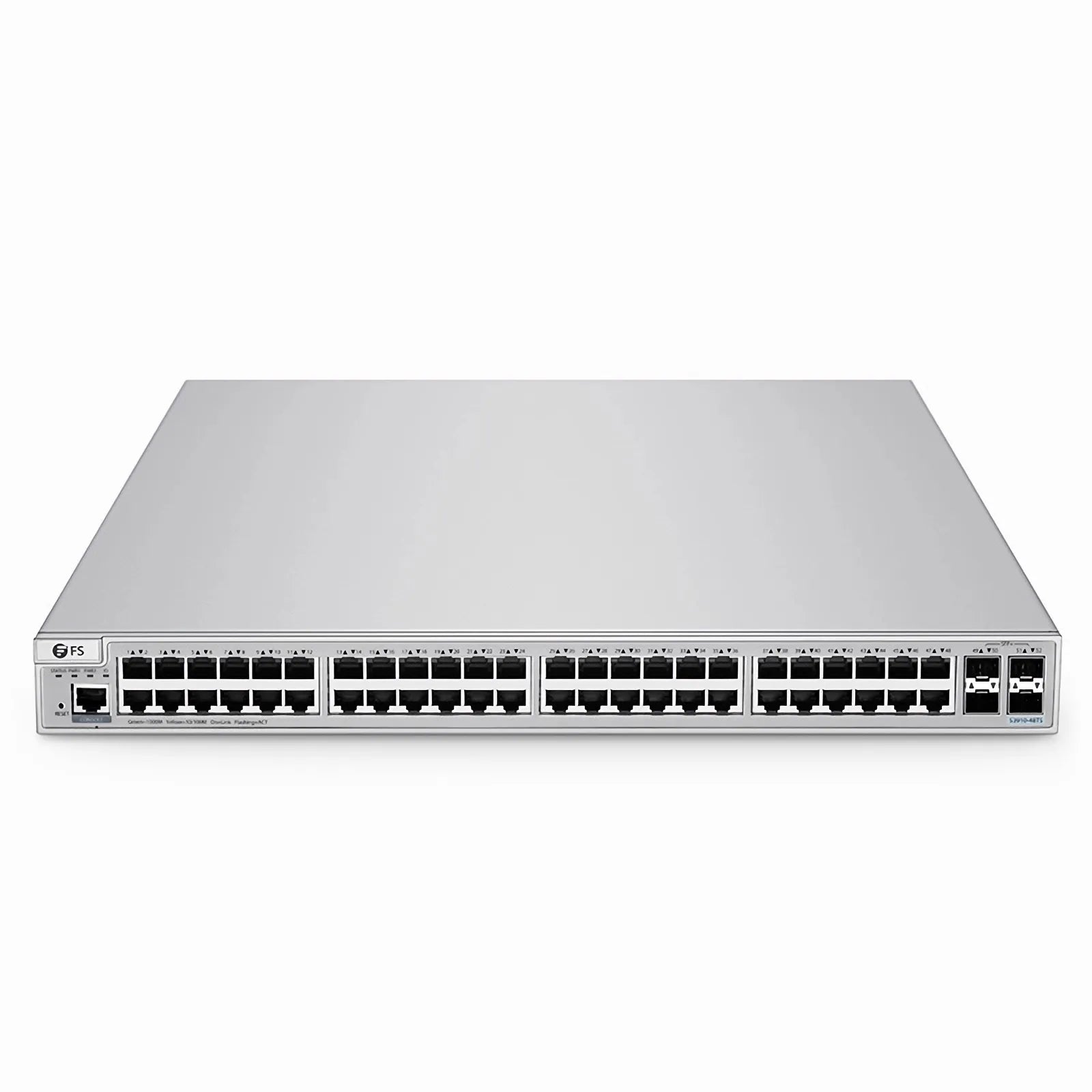 S3910-48TS, 48-Port Gigabit Ethernet L2+ Switch, 48 x Gigabit RJ45, with 4 x 10Gb SFP+ Uplinks, Stackable Switch, Broadcom Chip
