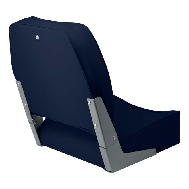 Wise Seats 3313-711 Wise Promotional Marine Grade Vinyl 16.25" D × 16" W × 18", H Low Back Boat Seat, Navy