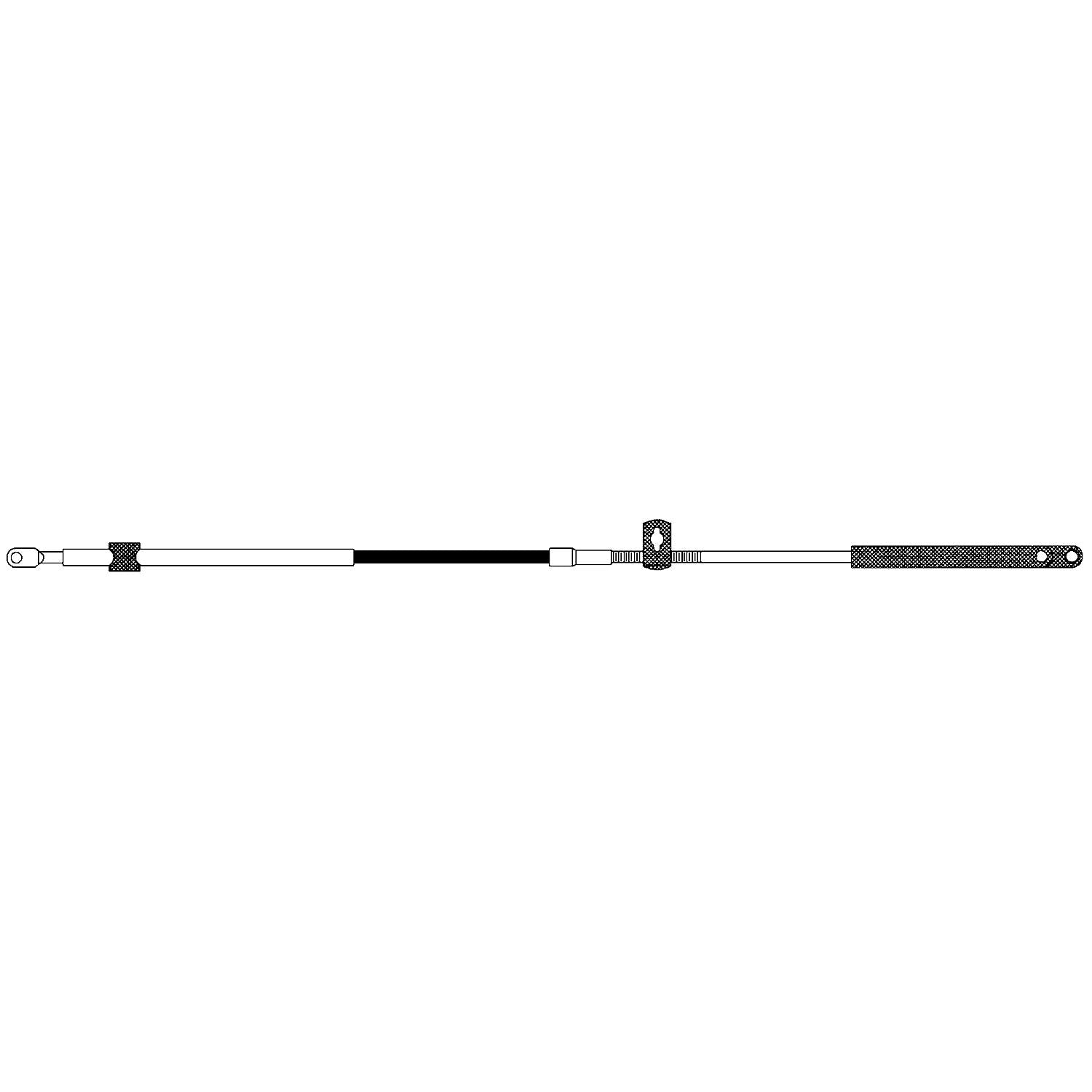 Uflex C5X19 UFLEX C5 Mercury/MerCruiser Engine Control Cable