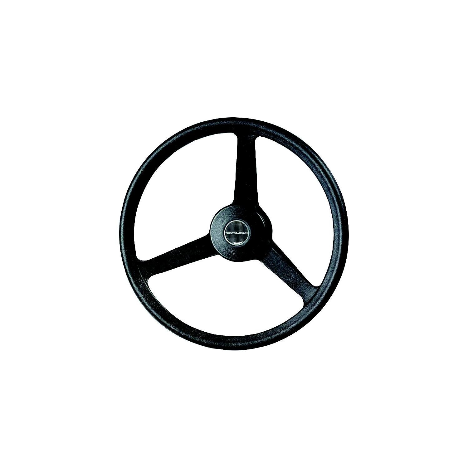 Uflex V32N Black 3-Spoke Steering Wheel