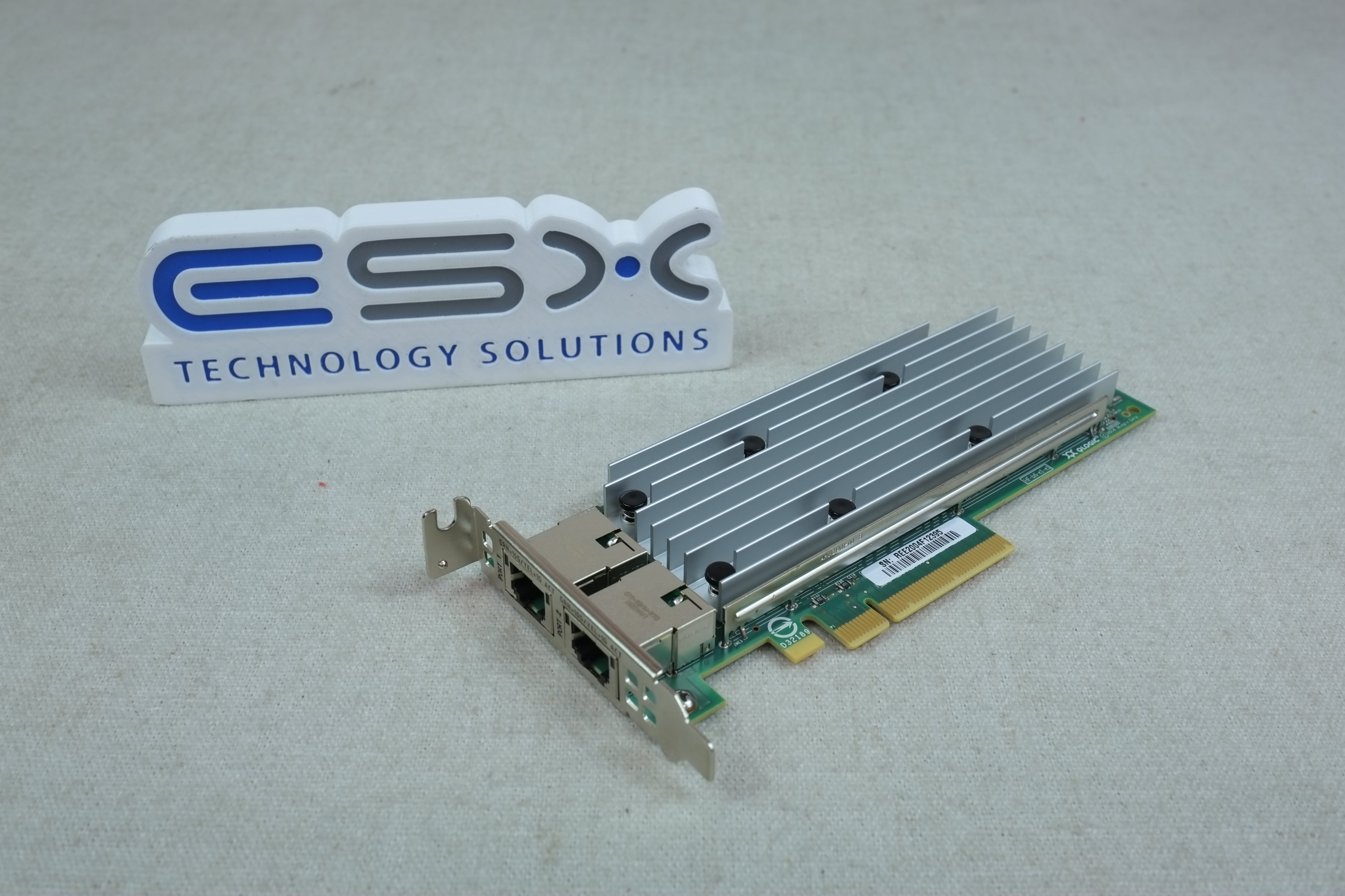 Dell 2J3X7 QL41162HLRJ Dual Port 10GBASE-T RJ45 Network Adapter Card Low Profile