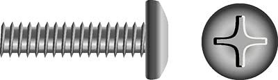 Seachoice SC0826 Phillips Machine Screw Pan Head. 1/4"-20 x 1-1/4"