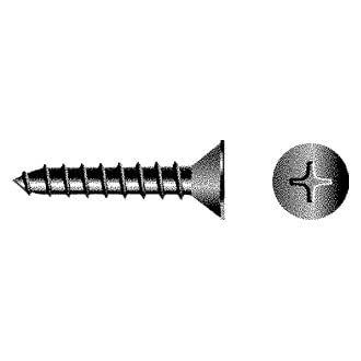 Seachoice SC8363 Phillips Tapping Screws Flat Head, #18 x 3"