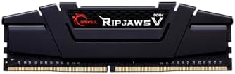 G.SKILL RipjawsV Series DDR4 RAM (XMP 128GB (4x32GB 3200MT/s CL16-18-18-38 1.35V Intel AMD Desktop Computer Memory U-DIMM - Black (F4-3200C16Q-128GVK