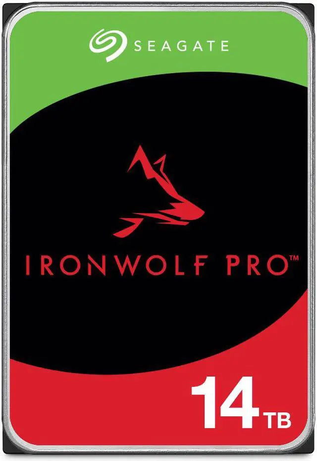 Seagate IronWolf Pro ST14000NT001 14TB 7200 RPM 256MB Cache SATA 6.0Gb/s 3.5" Internal Hard Drive