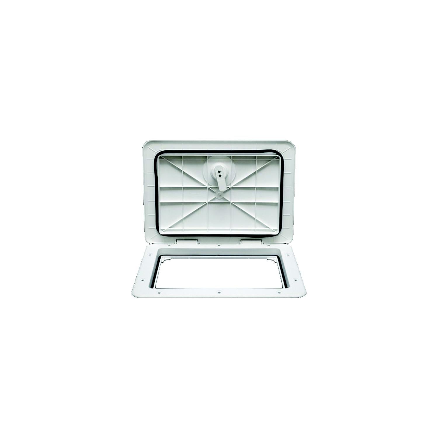 TH Marine HAT-1317-2-DP T-H Marine Sure-Seal Non-Locking Access Hatch 12-3/4" x, 17-3/4", Polar White