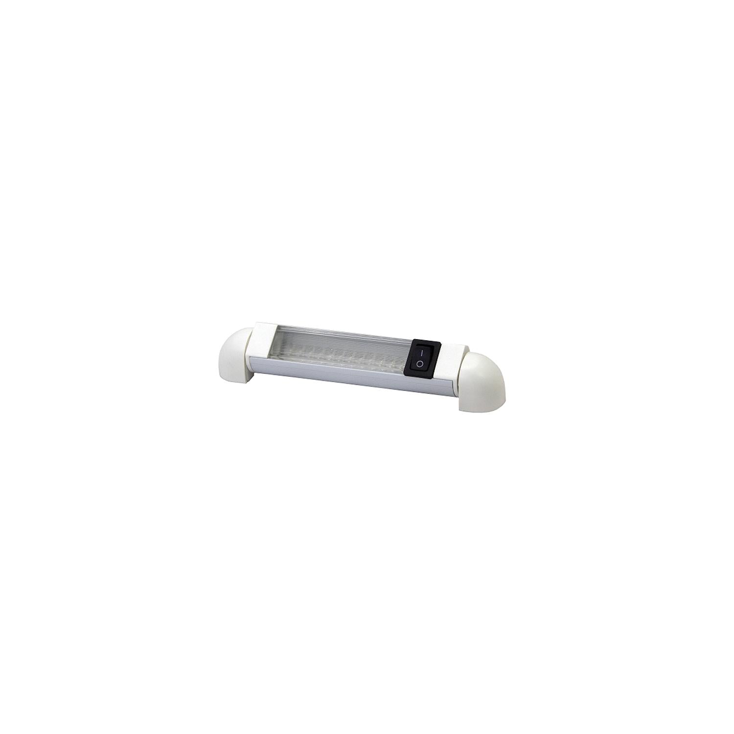 TH Marine LED-51857-DP T-H Marine LED Rotating Rail Light w/ Switch, Cool White LEDs
