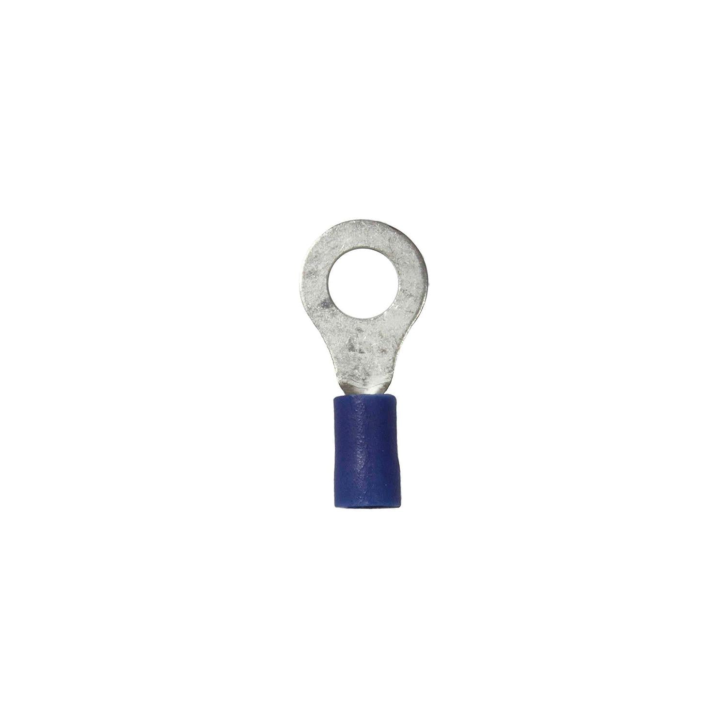 Wirthco 80851 Battery Doctor Blue Vinyl Insulated Ring Terminal, 16-14 AWG, 25/Pk.