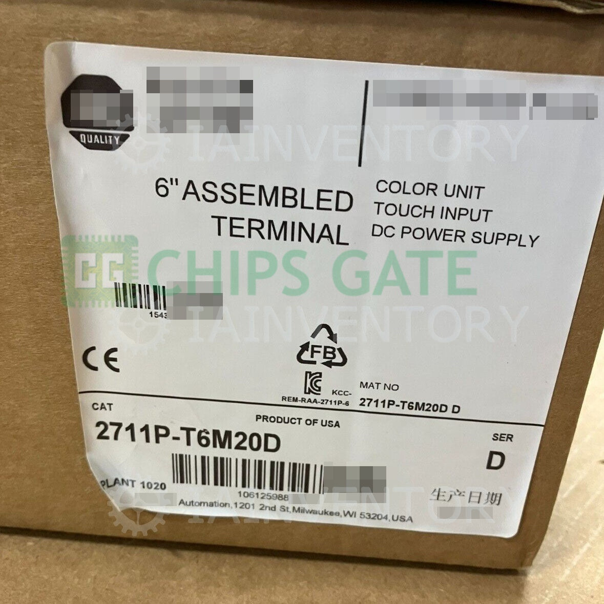 2711P-T6M20D Allen-Bradley