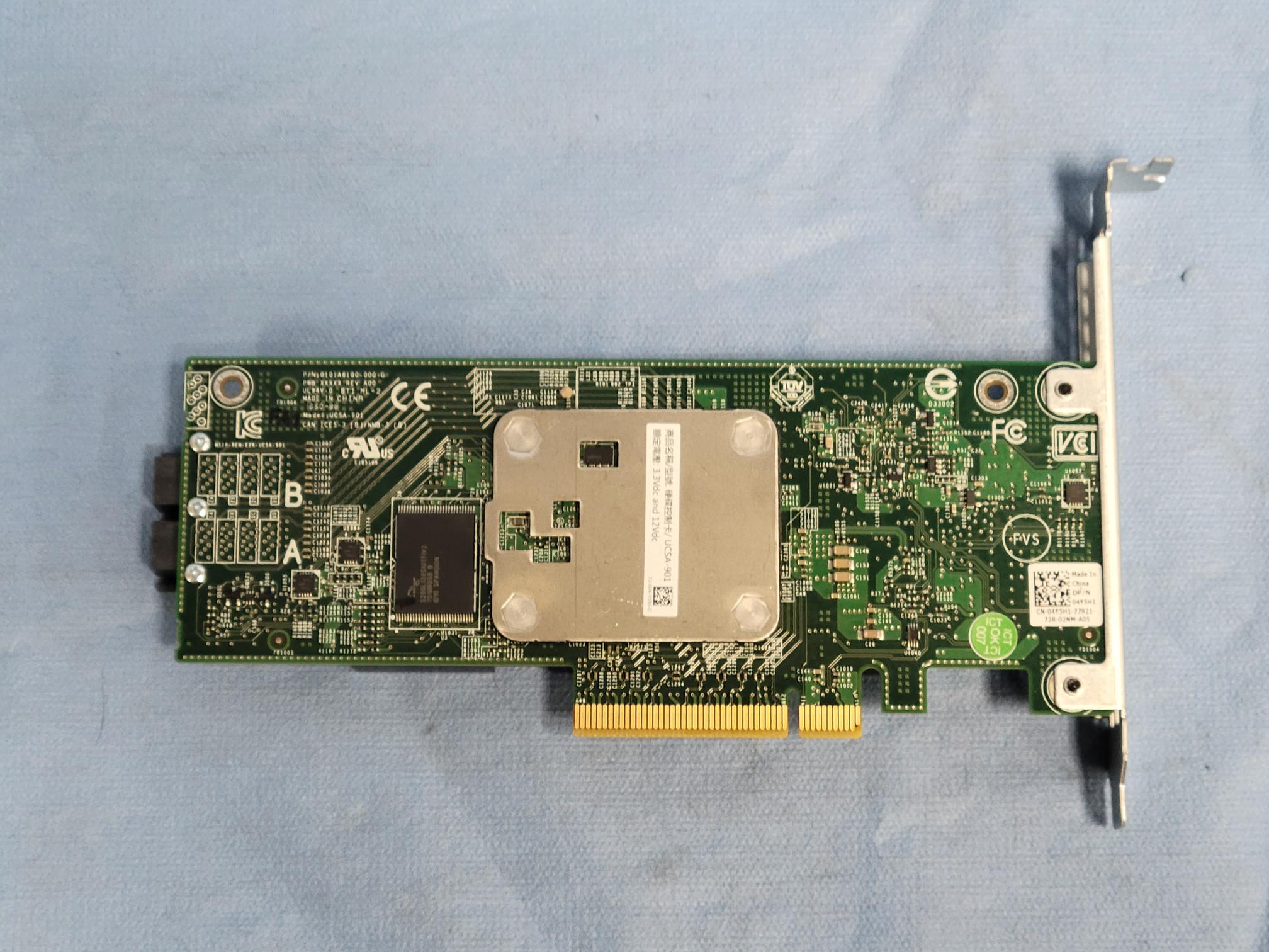 Dell 4Y5H1 PERC H330 12Gb/s SAS/SATA PCIe RAID Controller Card