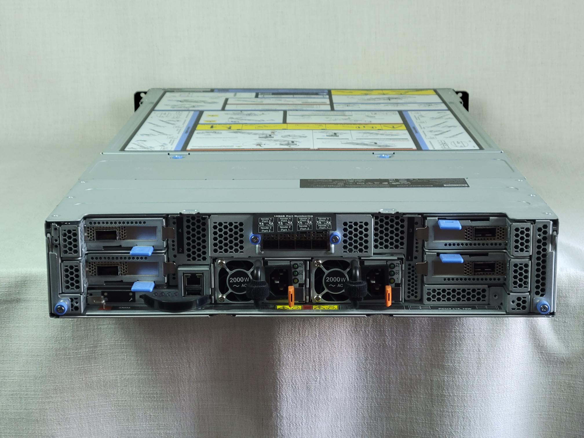 Lenovo 7X20CTO1WW ThinkSystem D2 Enclosure 4x SD530 Nodes w/ 2x Gold 5115 128GB