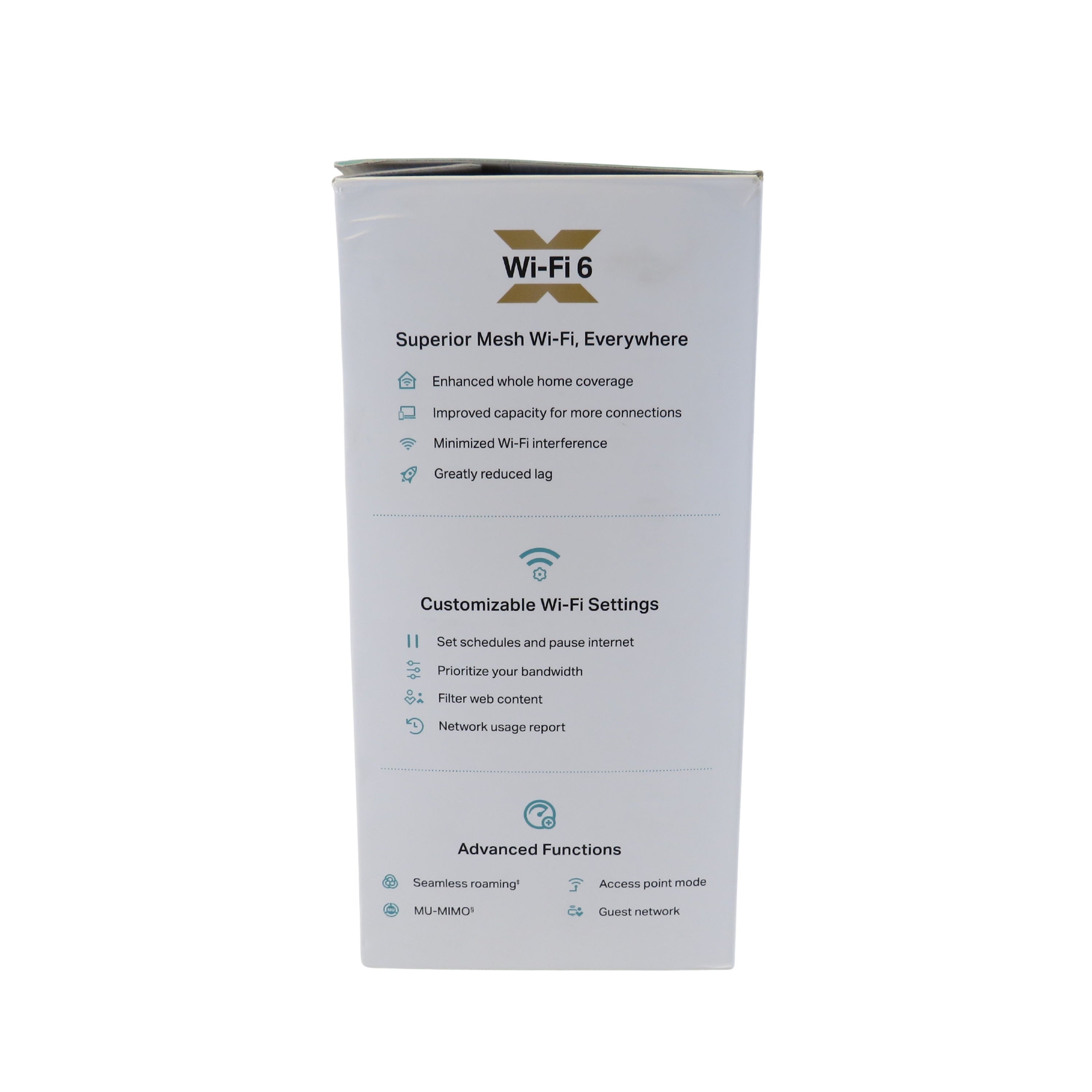 TP-Link Deco X25 (3 pack) AX1800 Whole Home Mesh Wi-Fi 6 System