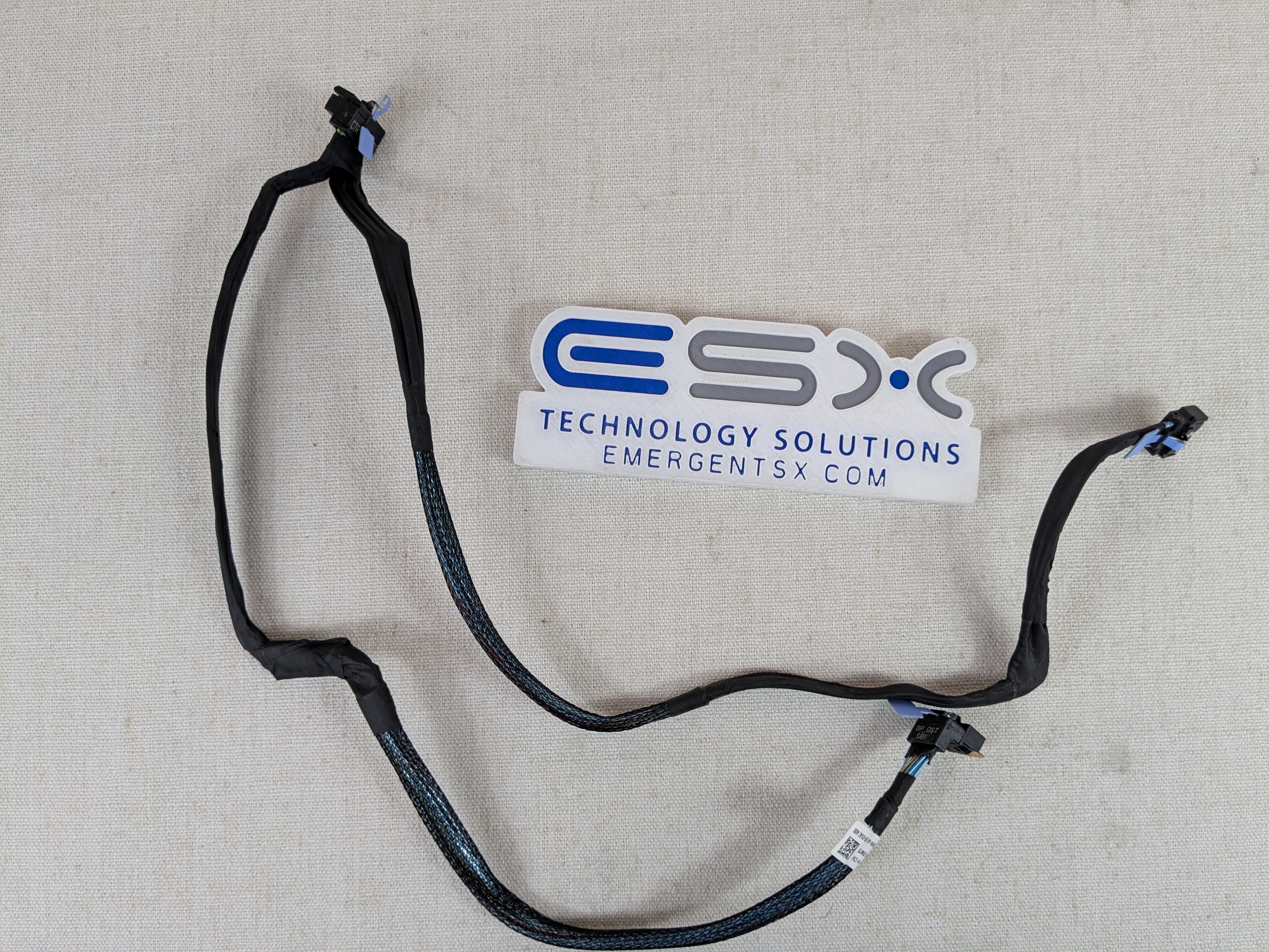 Dell WTHHV 2x 2.5" Rear Backplane SAS Cable for PowerEdge R750XS 12x 3.5"