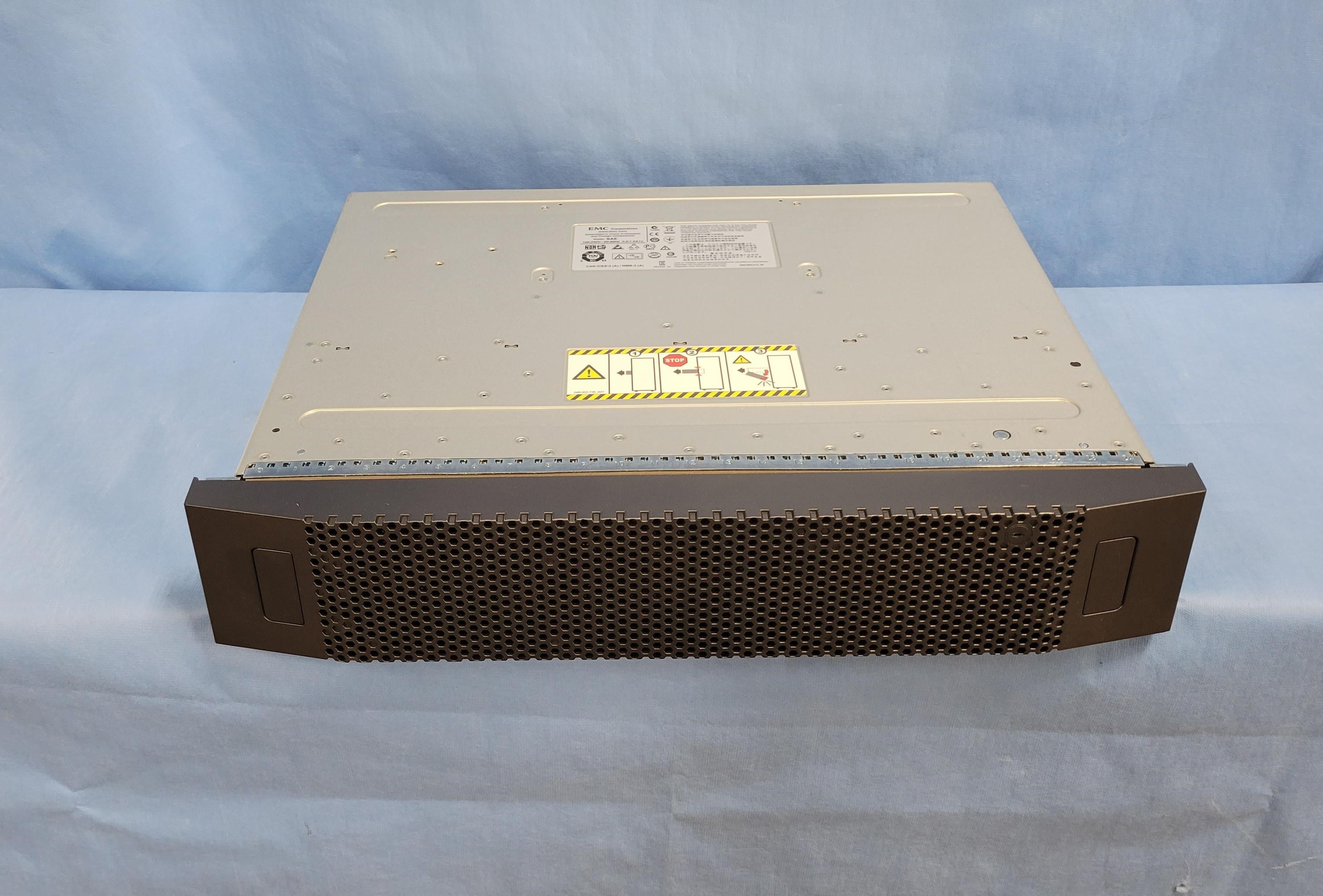 EMC 2U, 25-Bay shelf with 25 x 300GB 15K 2.5" 6G SAS Drive – PN: 005050548