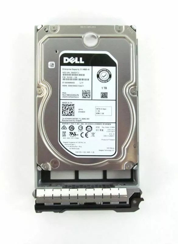 Dell TW8VV 1TB 7.2k SATA-6Gbps 512n 3.5" Internal Hdd with 13G Tray