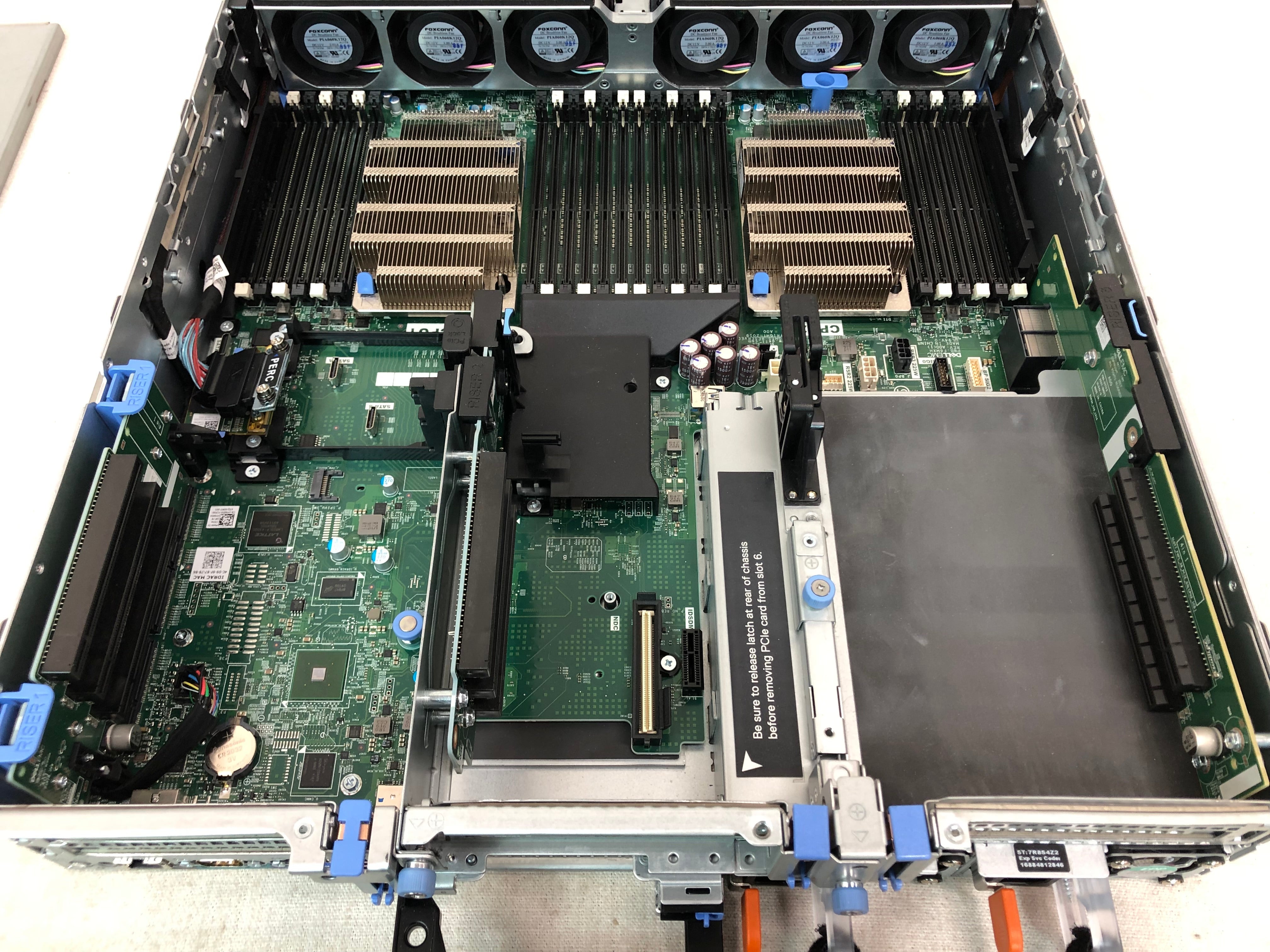 Dell PowerEdge R740XD 96TB SED Backup Server – 2x 8C Gold 3.2GHz 128GB RAM 10G