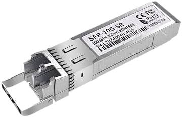 2Pack 10G SFP+ LC Module, 10GBase-SR Multi-Mode Ethernet Transceiver, 850nm MMF up to 400m – Compatible with Cisco, Meraki, Ubiquiti, Mikrotik, Netgear, HPE, TP-Link, Aruba and More|B0D4DK7DLF