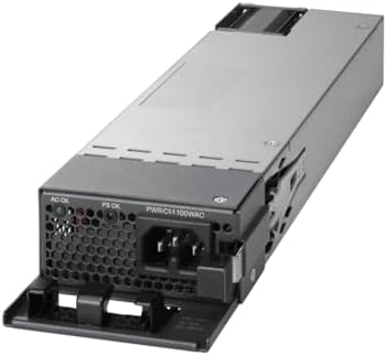 Cisco PWR-C1-1100WAC-P Catalyst 9300 1100W AC Platinum Power Supply (Renewed)|B0858GD6M1