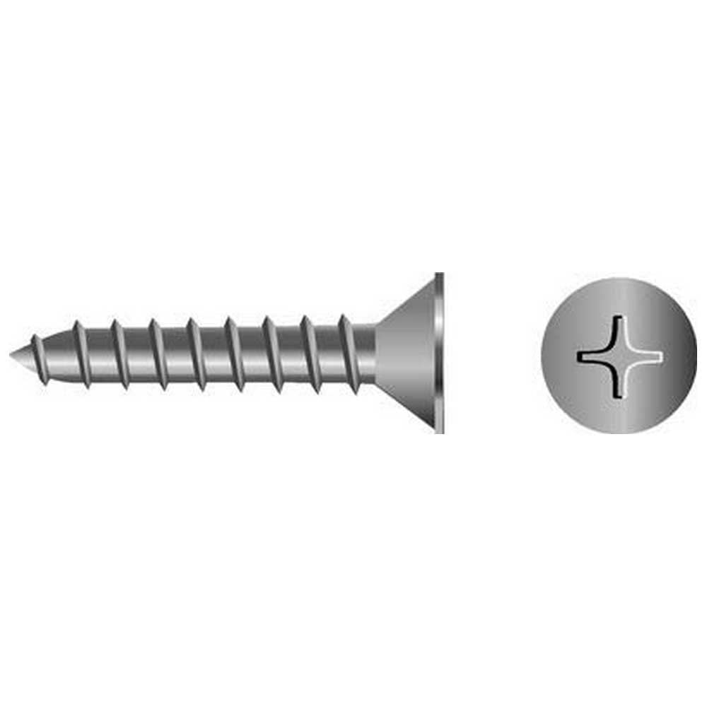 Seachoice 59517 Stainless Steel Phillips Machine Screw - Flat Head